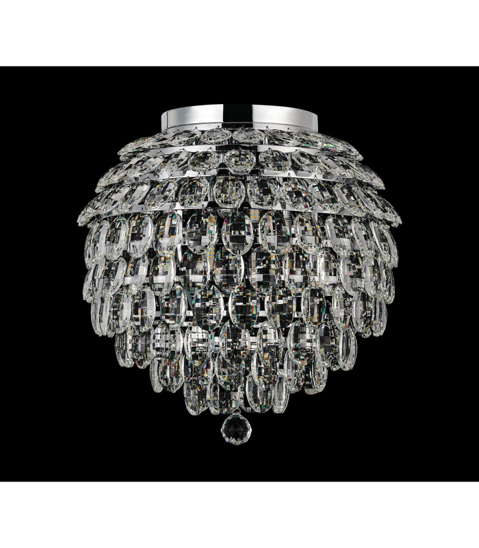 Coniston IP Ceiling 8 Light G9 IP44 Polished Chrome/Crystal-6