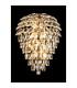 Coniston Tall Wall Lamp 6 Light G9 IP44 Antique Brass/Crystal-2