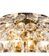 Coniston Tall Wall Lamp 6 Light G9 IP44 Antique Brass/Crystal-4