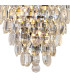 Coniston Tall Wall Lamp 6 Light G9 IP44 Polished Chrome/Crystal-5