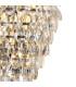 Coniston Tall Wall Lamp 6 Light G9 IP44 Polished Chrome/Crystal-6