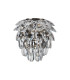 Coniston IP Wall Lamp 2 Light G9 IP44 Antique Brass/Crystal-3