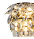 Coniston IP Wall Lamp 2 Light G9 IP44 Antique Brass/Crystal-4