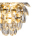 Coniston IP Wall Lamp 2 Light G9 IP44 Antique Brass/Crystal-5