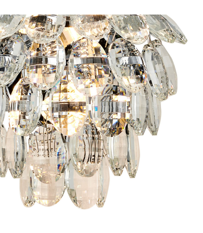 Coniston IP Wall Lamp 2 Light G9 IP44 Polished Chrome/Crystal-5