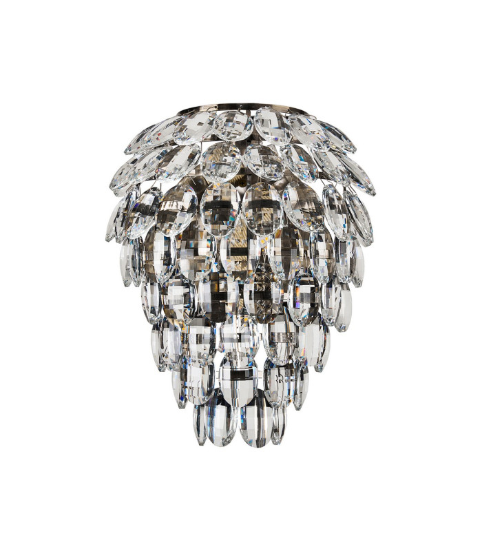 Coniston IP Wall Lamp 4 Light G9 IP44 Antique Brass/Crystal-3