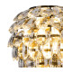 Coniston IP Wall Lamp 4 Light G9 IP44 Antique Brass/Crystal-4