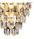 Coniston IP Wall Lamp 4 Light G9 IP44 Antique Brass/Crystal-5