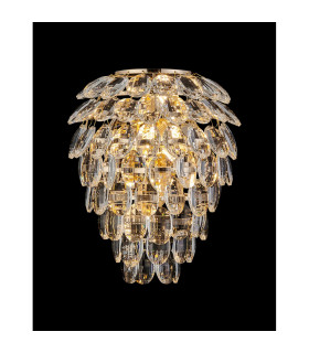 Coniston IP Wall Lamp 4 Light G9 IP44 French Gold/Crystal-2