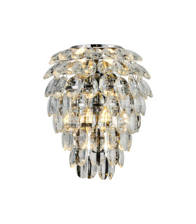 Coniston IP Wall Lamp 4 Light G9 IP44 Polished Chrome/Crystal-1