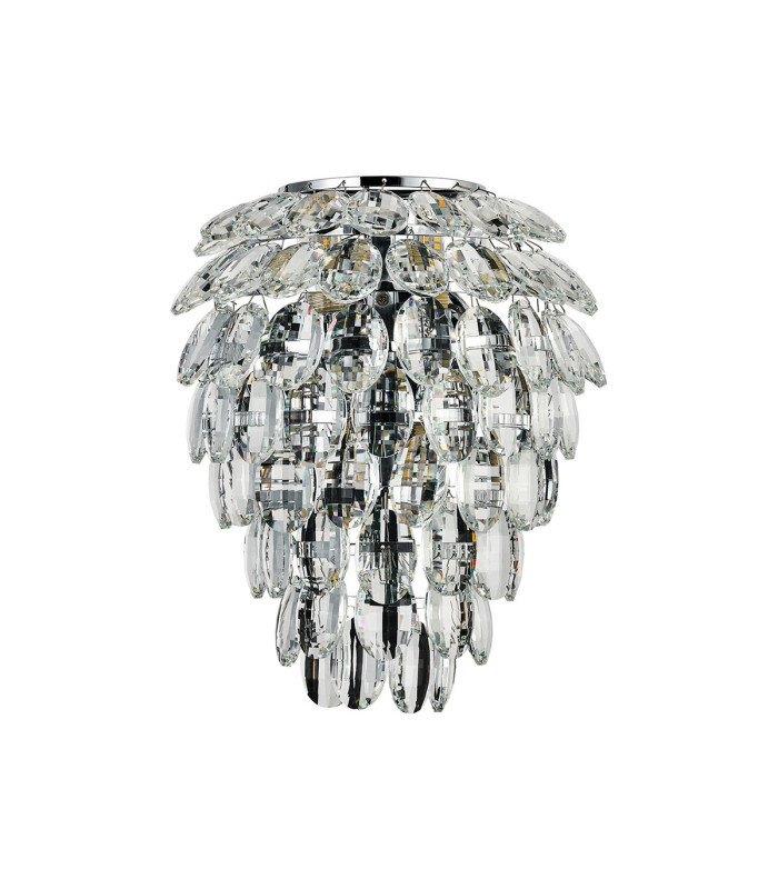 Coniston IP Wall Lamp 4 Light G9 IP44 Polished Chrome/Crystal-3