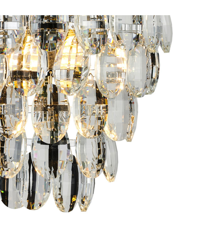 Coniston IP Wall Lamp 4 Light G9 IP44 Polished Chrome/Crystal-5