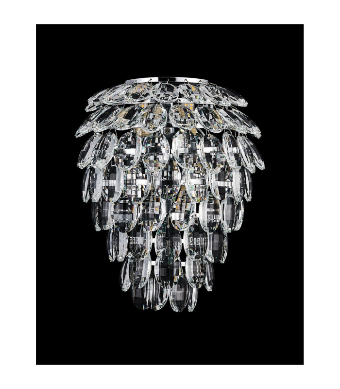 Coniston IP Wall Lamp 4 Light G9 IP44 Polished Chrome/Crystal-6