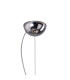 Domo Pendant 3 Light E27 Polished Chrome/Coffee Fabric Shade-4