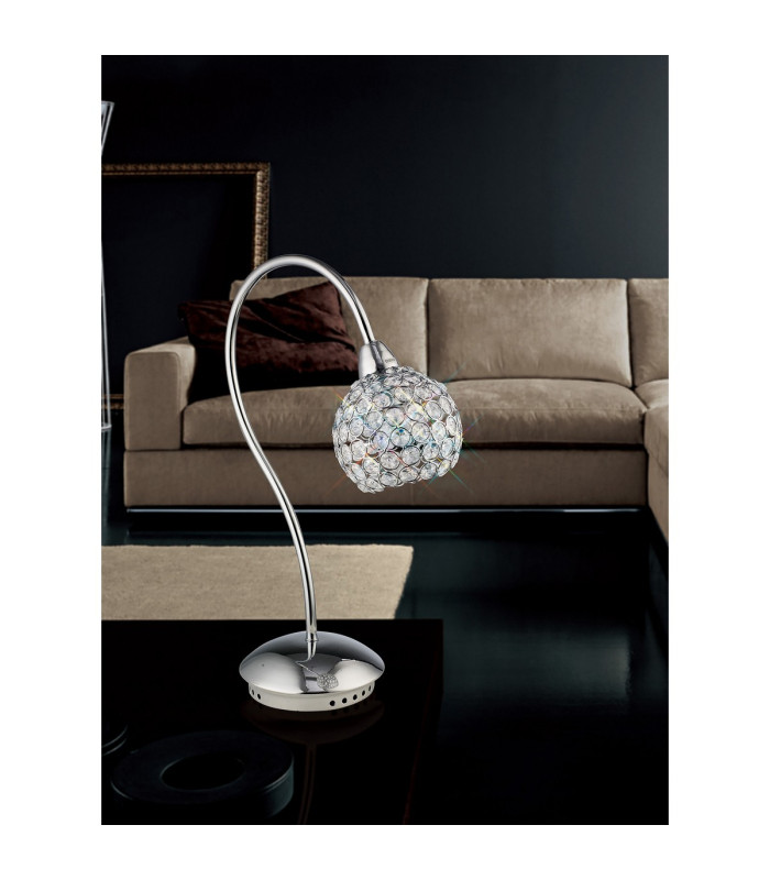 Escado Ceiling 3 Light E14 Polished Chrome/Crystal-4