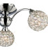 Escado Ceiling 3 Light E14 Polished Chrome/Crystal-6