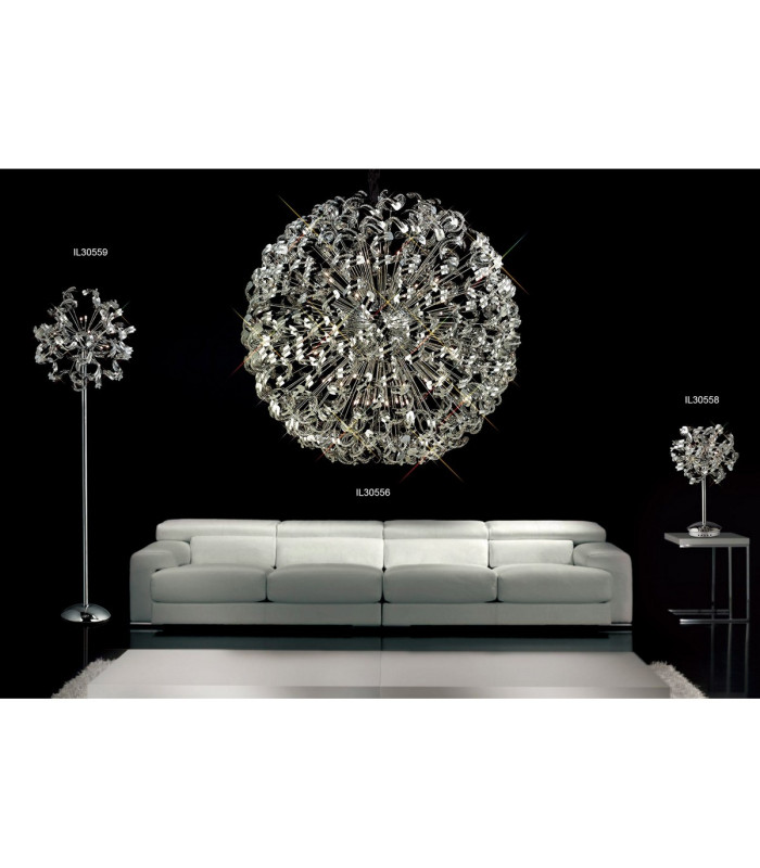 Esme Pendant 54 Light G4 Polished Chrome/Crystal NOT LED/CFL Compatible Item Weight: 40kg-5