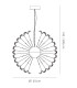 Esme Pendant 54 Light G4 Polished Chrome/Crystal NOT LED/CFL Compatible Item Weight: 40kg-7