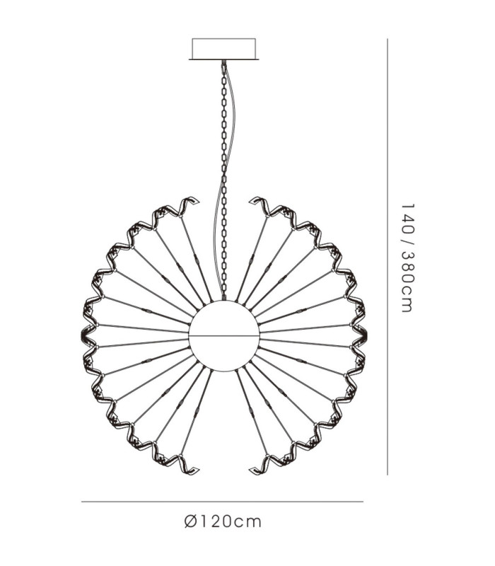 Esme Pendant 54 Light G4 Polished Chrome/Crystal NOT LED/CFL Compatible Item Weight: 40kg-7
