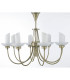 FERRARA 8 Light G9 PENDANT ANTIQUE BRASS-2