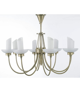 FERRARA 8 Light G9 PENDANT ANTIQUE BRASS-2