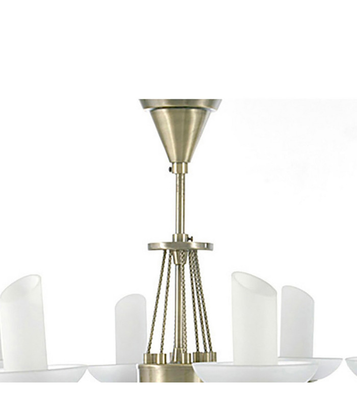 FERRARA 8 Light G9 PENDANT ANTIQUE BRASS-3