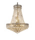 Frances Pendant 14 Light E14 Antique Brass/Crystal Item Weight: 19.8kg-1