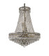 Frances Pendant 14 Light E14 Antique Brass/Crystal Item Weight: 19.8kg-3
