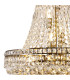 Frances Pendant 14 Light E14 Antique Brass/Crystal Item Weight: 19.8kg-5