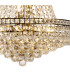 Frances Pendant 14 Light E14 Antique Brass/Crystal Item Weight: 19.8kg-6
