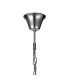 Freida Pendant With Grey Shade 6 Light E14 Polished Chrome/Crystal-4