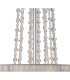 Freida Pendant With Grey Shade 6 Light E14 Polished Chrome/Crystal-6
