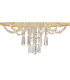 Freida Semi Flush With Ivory Cream Shade 6 Light E14 French Gold/Crystal-4