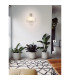 Freida Wall Lamp With White Shade 2 Light E14 Polished Chrome/Crystal-3