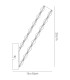 Galaxy Vertical Wall Lamp 3W LED 6000K Polished Chrome/Crystal-2