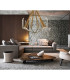 Hilton 2 TIer Pendant 18 Light E14 Satin Black/Dark Grey Wood Item Weight: 18.9kg-5