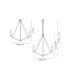Hilton Pentagonal Pendant 5 Light E14 Satin Black/Dark Grey Wood-7