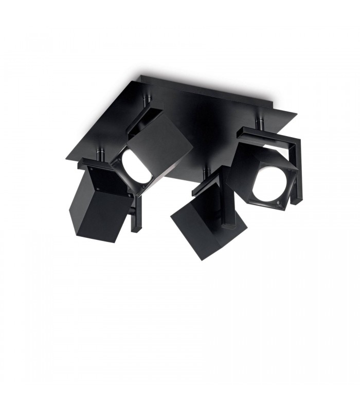 4 Light Ceiling Light Black - 1