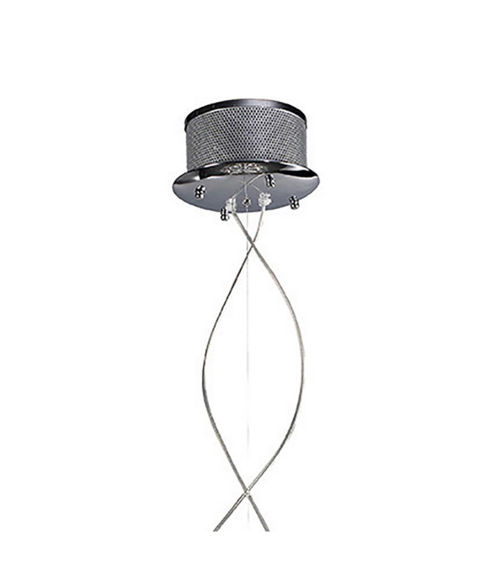 Lexi Pendant 15 Light G4 Polished Chrome/Crystal NOT LED/CFL Compatible-4