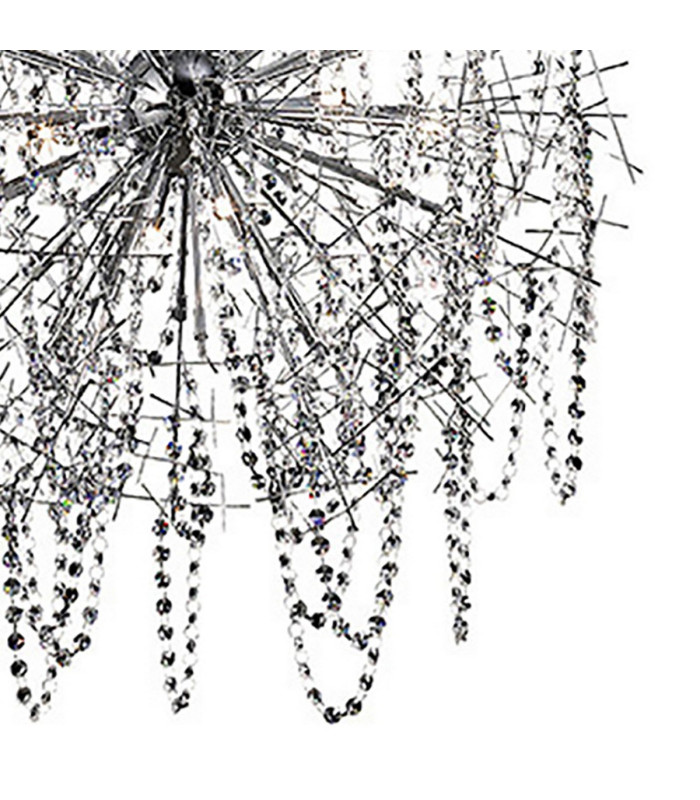 Lexi Pendant 15 Light G4 Polished Chrome/Crystal NOT LED/CFL Compatible-6
