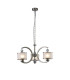 Lincoln Ceiling 3 Light E27 Satin Nickel/Glass/Crystal-1