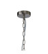 Lincoln Ceiling 3 Light E27 Satin Nickel/Glass/Crystal-5