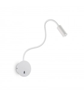 LED 1 Light Wall Light White - 1