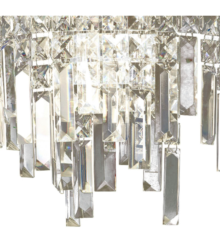 Maddison IP44 Wall Lamp 2 Light G9 Polished Chrome/Crystal-3