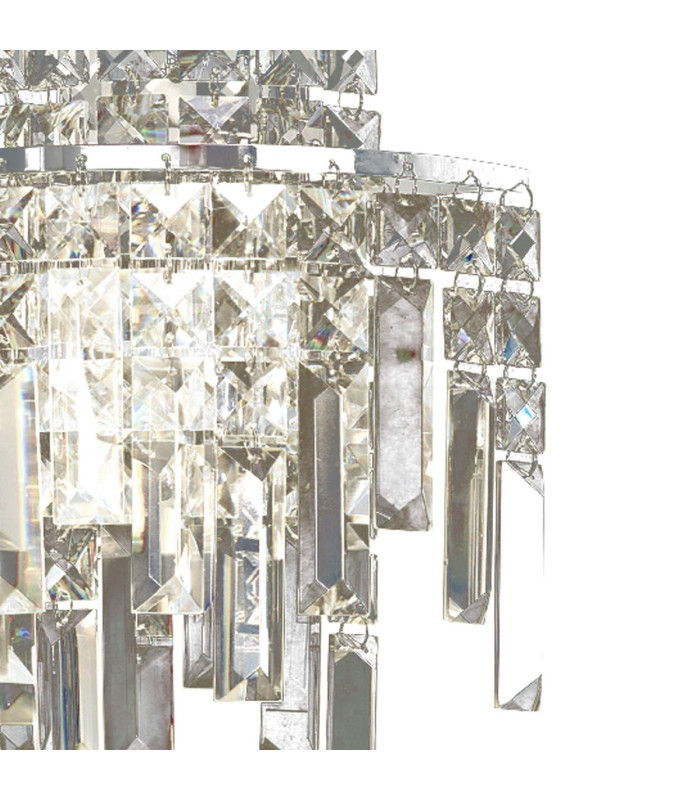 Maddison IP44 Wall Lamp 2 Light G9 Polished Chrome/Crystal-4