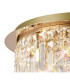 Maddison Ceiling Round 6 Light G9 French Gold/Crystal-4