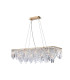 Maddison Pendant Linear 6 Light G9 French Gold/Crystal-5