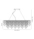 Maddison Pendant Linear 6 Light G9 French Gold/Crystal-7