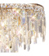 Maddison Pendant Round 6 Light G9 French Gold/Crystal-6