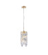 Maddison Pendant Cylinder 2 Light G9 French Gold/Crystal-1